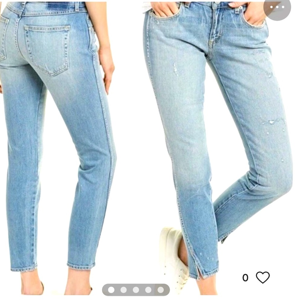 AMO Twist cropped mid rise Jeans